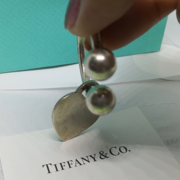 Tiffany & CO Sterling Sterling Silver Horseshoe 🗝️ Key Ring chain ❤️ Gift 🎁 - Picture 4 of 6